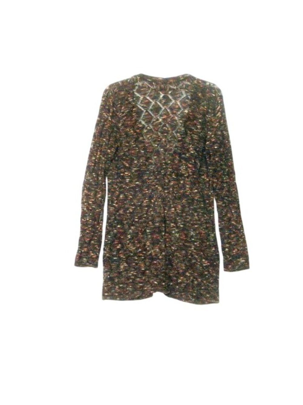 Coldwater Creek Brown Variegated Cardigan Sweater - Picture 2 of 5